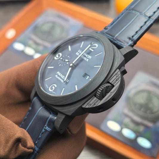 VS Factory Panerai Luminor Marina Blue Dial / Carbon Case / Cal. P.9010