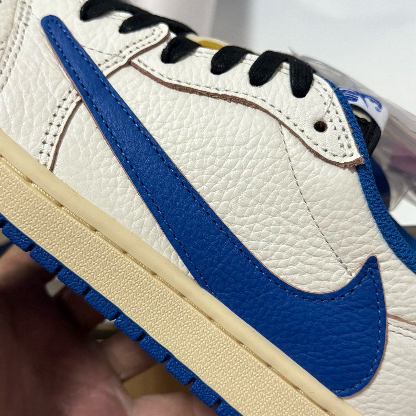 Jordan 1 Retro Low OG SP Fragment x Travis Scott Sail Military Blue