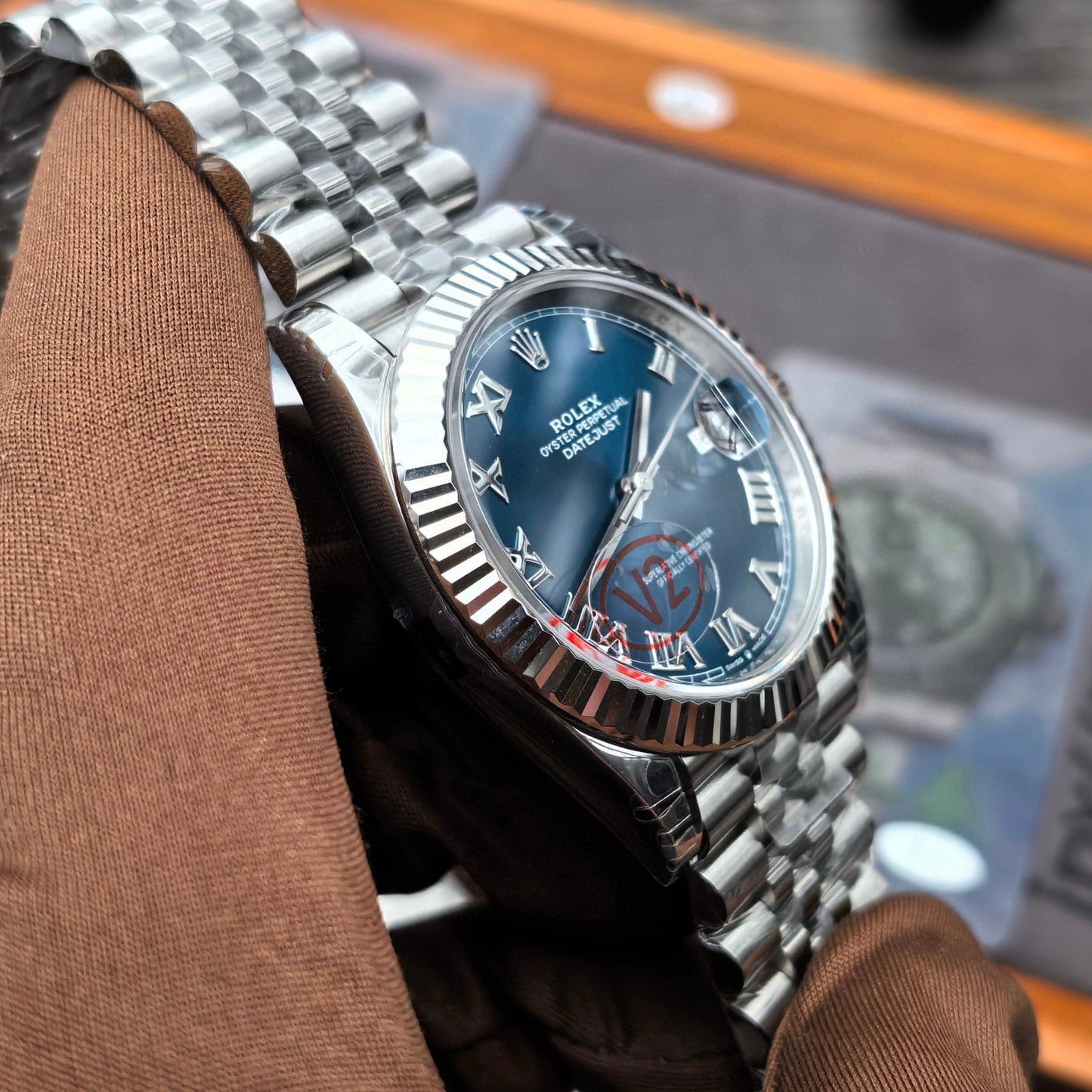 VS Factory Rolex Datejust 41 Blue Roman Dial