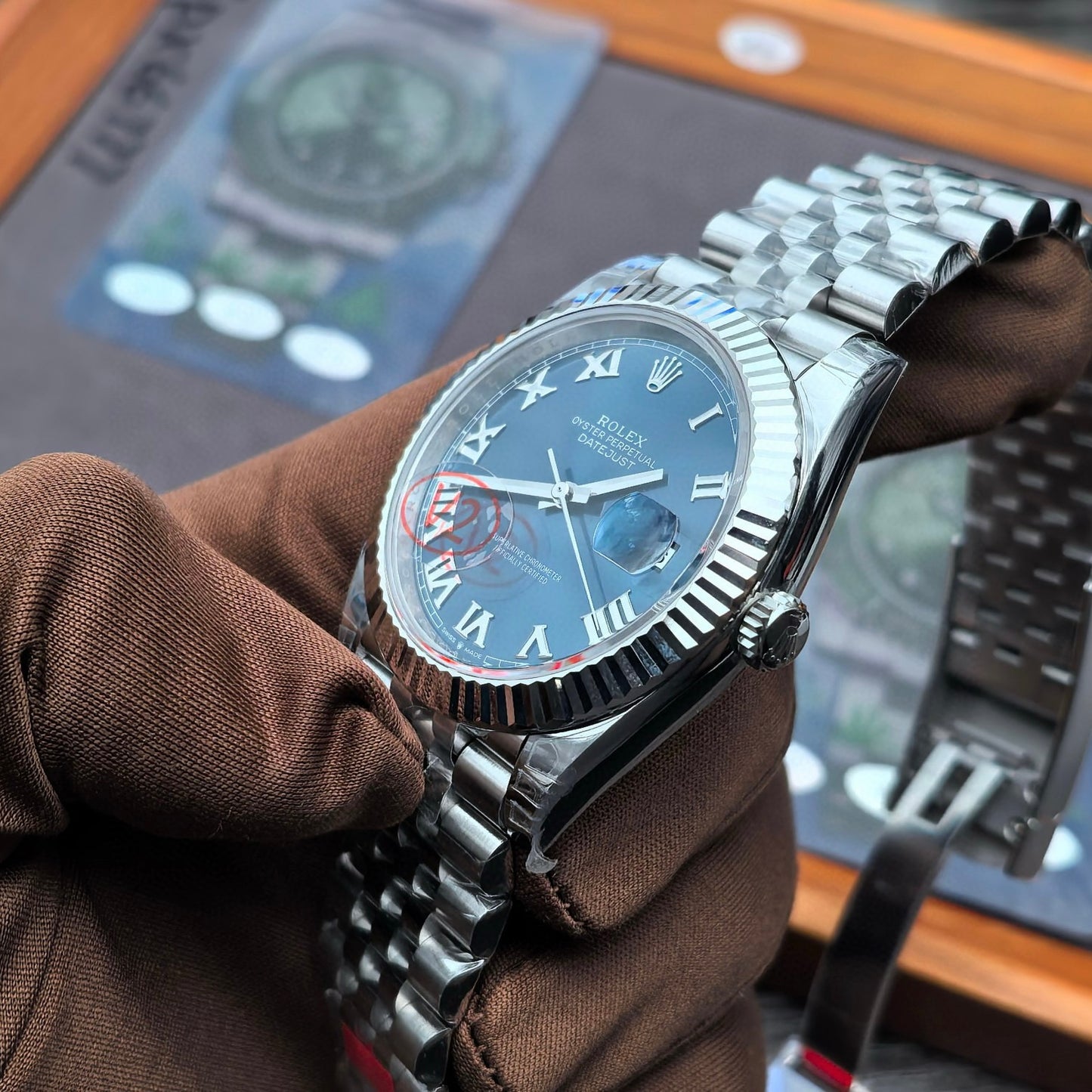 VS Factory Rolex Datejust 41 Blue Roman Dial