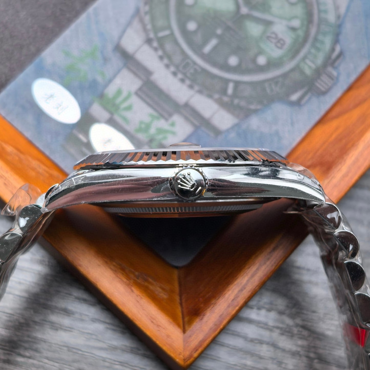 VS Factory Rolex Datejust 41 Slate Grey Diamond Dial