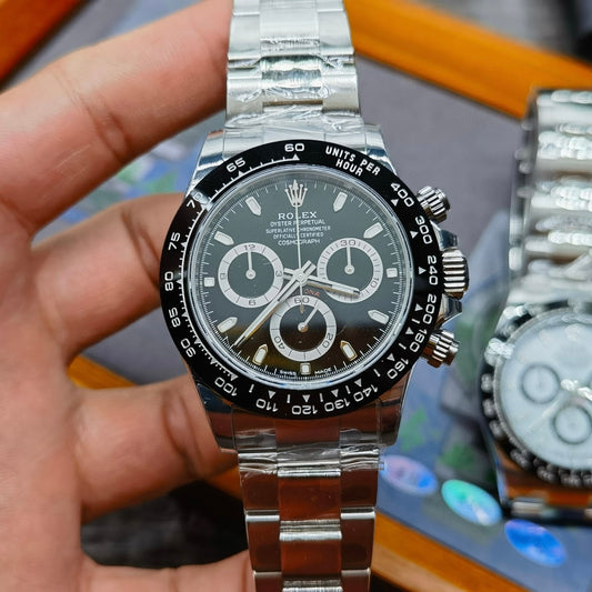 VS Factory Rolex Cosmograph Daytona – Black Dial – Black Ceramic Bezel