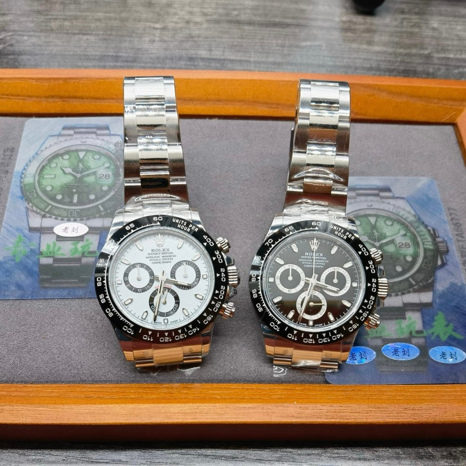 VS Factory Rolex Cosmograph Daytona – Black Dial – Black Ceramic Bezel