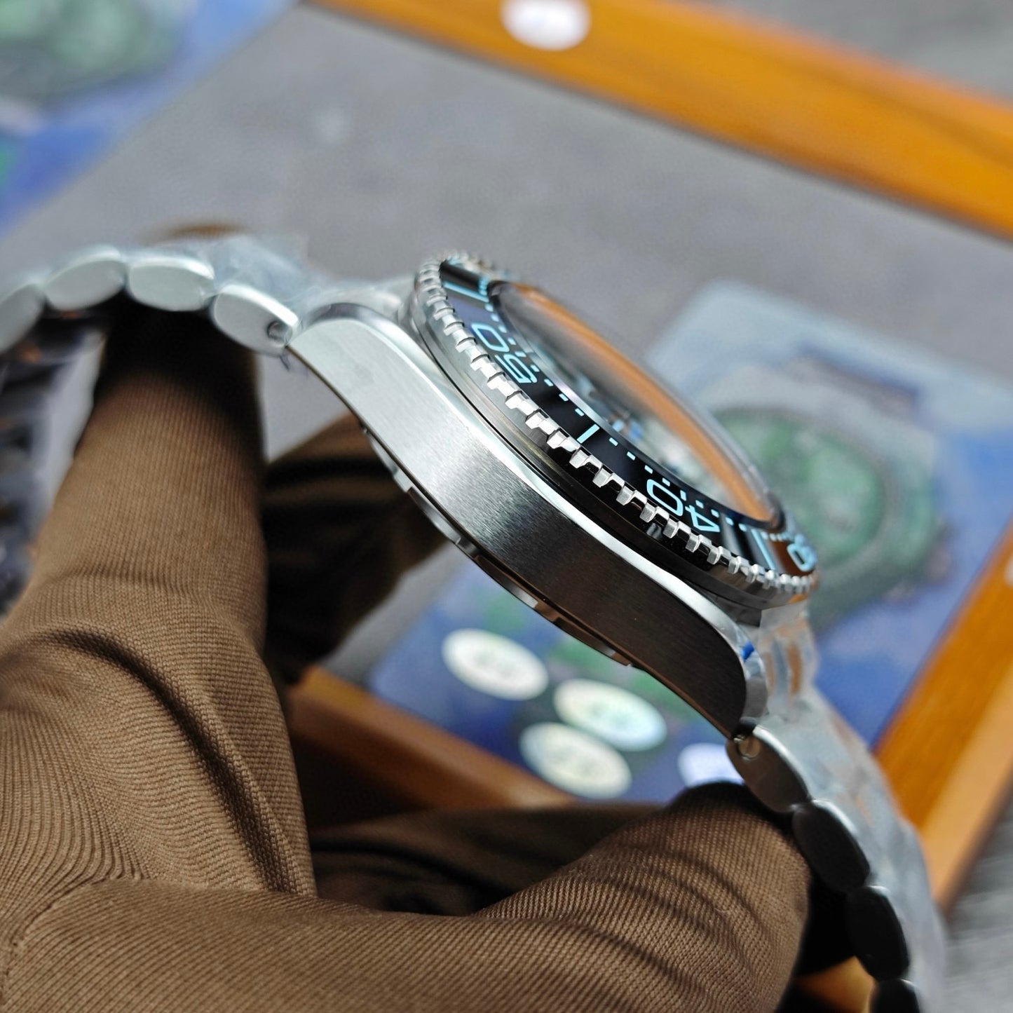 VS Factory Omega Ultra Deep 6000M – Blue Dial