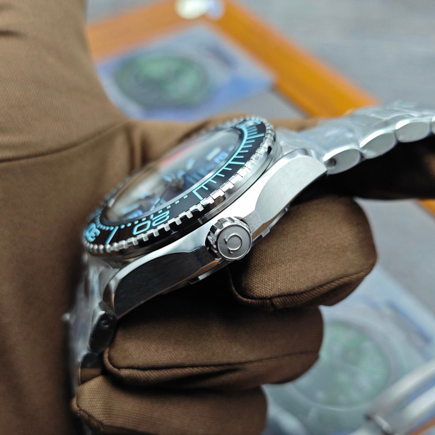 VS Factory Omega Ultra Deep 6000M – Blue Dial