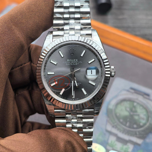 VS Factory Rolex Datejust 41 – Slate Grey Dial