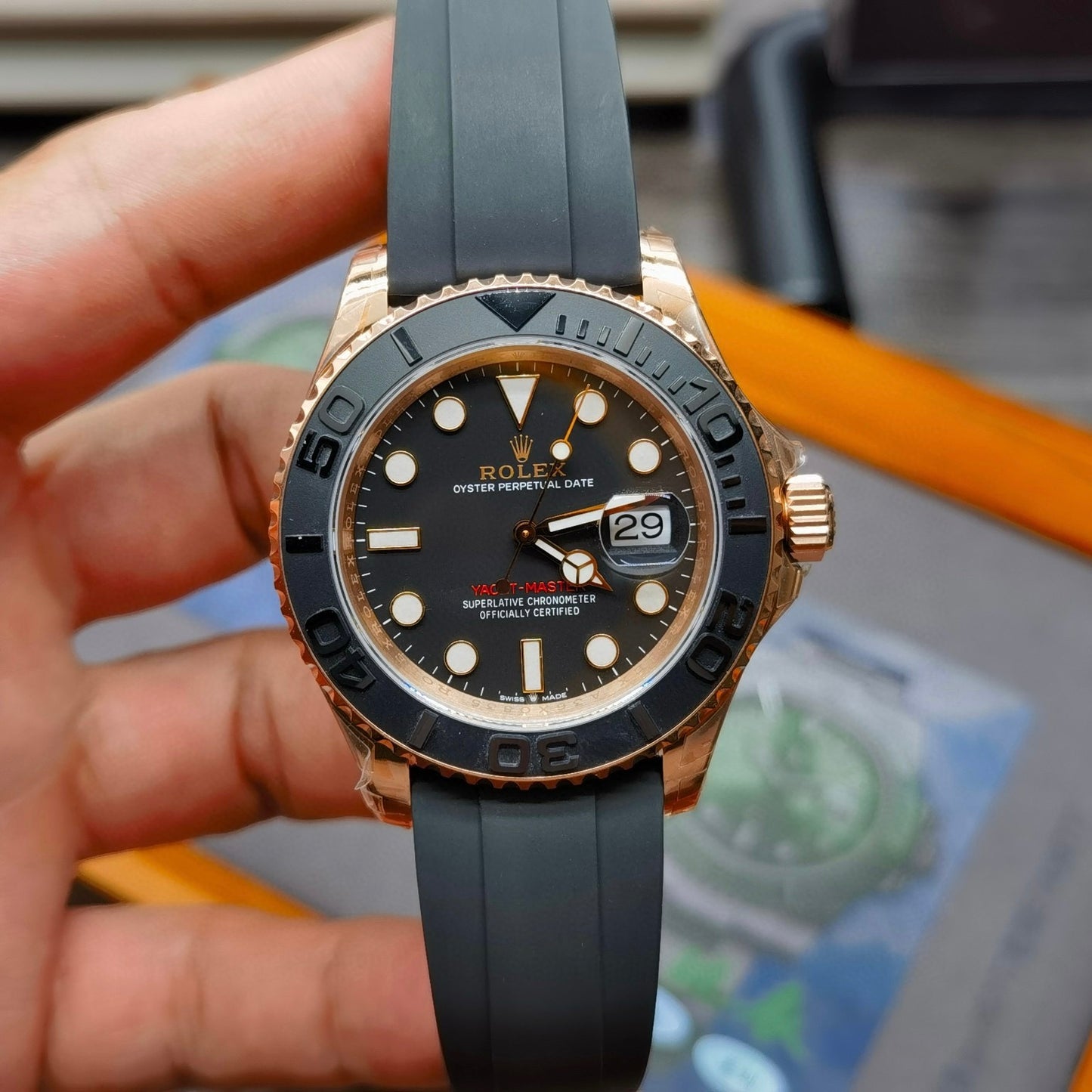 VS Factory Rolex Yacht-Master 40 Everose Gold