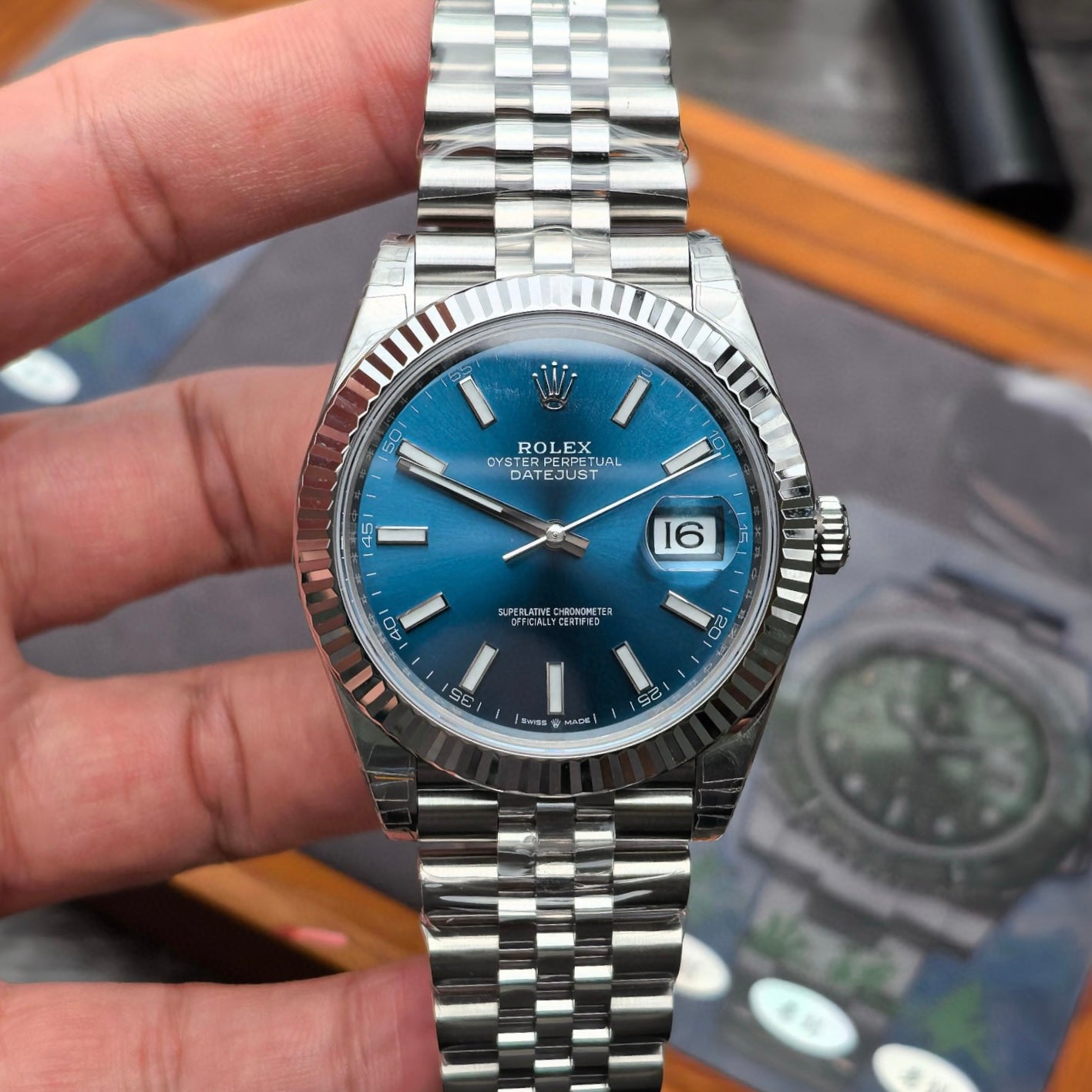 VS Factory Rolex Datejust 41 Blue Dial / Jubilee / Cal. 3235