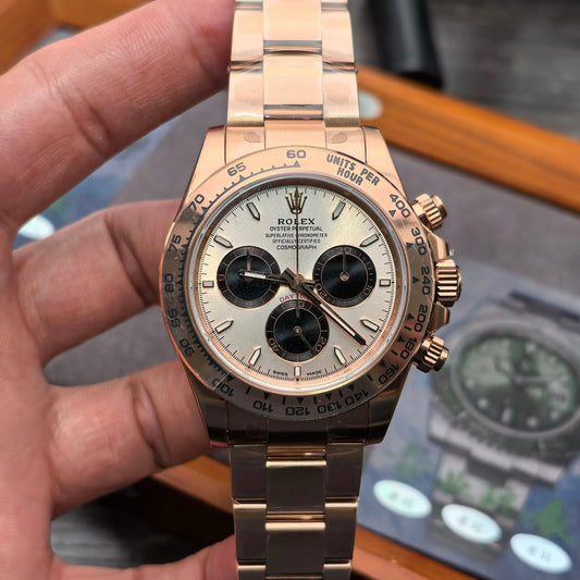 VS Factory Rolex Daytona Rose Gold / Champagne Dial / Cal. 4131