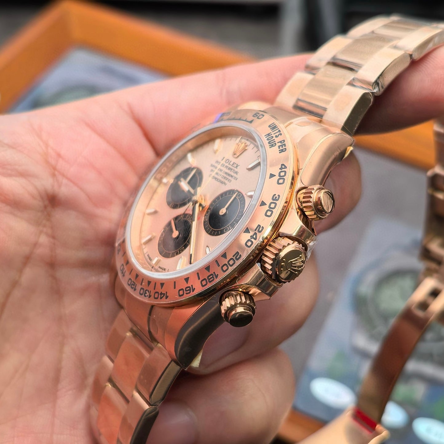 VS Factory Rolex Daytona Rose Gold / Champagne Dial / Cal. 4131