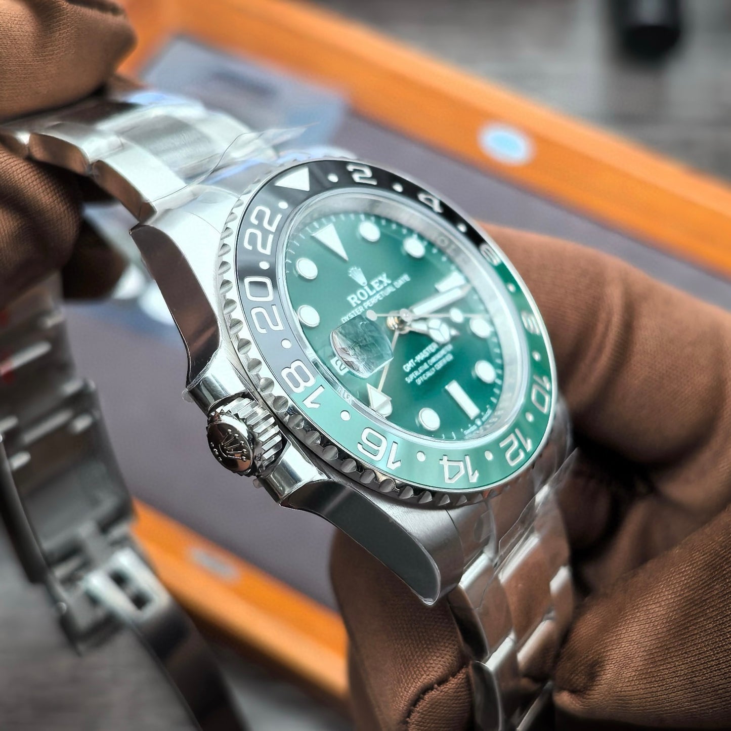 VS Factory Rolex GMT-Master II Green Dial / Oyster Bracelet / Cal. 3285