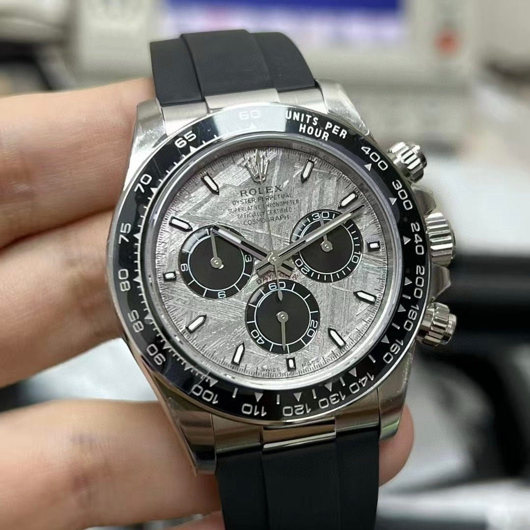 VS Factory Rolex Daytona Meteorite Dial / Rubber Strap / Cal. 4131