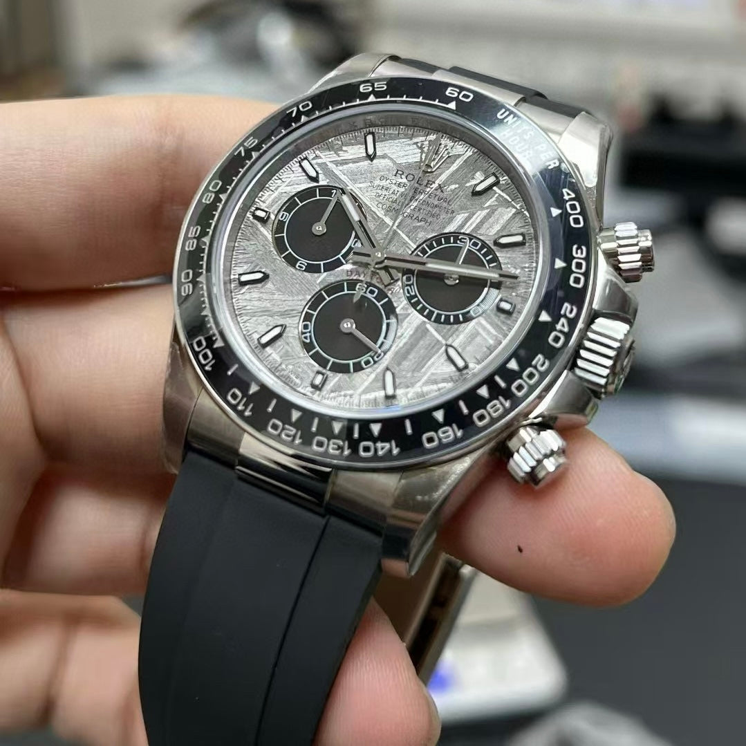 VS Factory Rolex Daytona Meteorite Dial / Rubber Strap / Cal. 4131