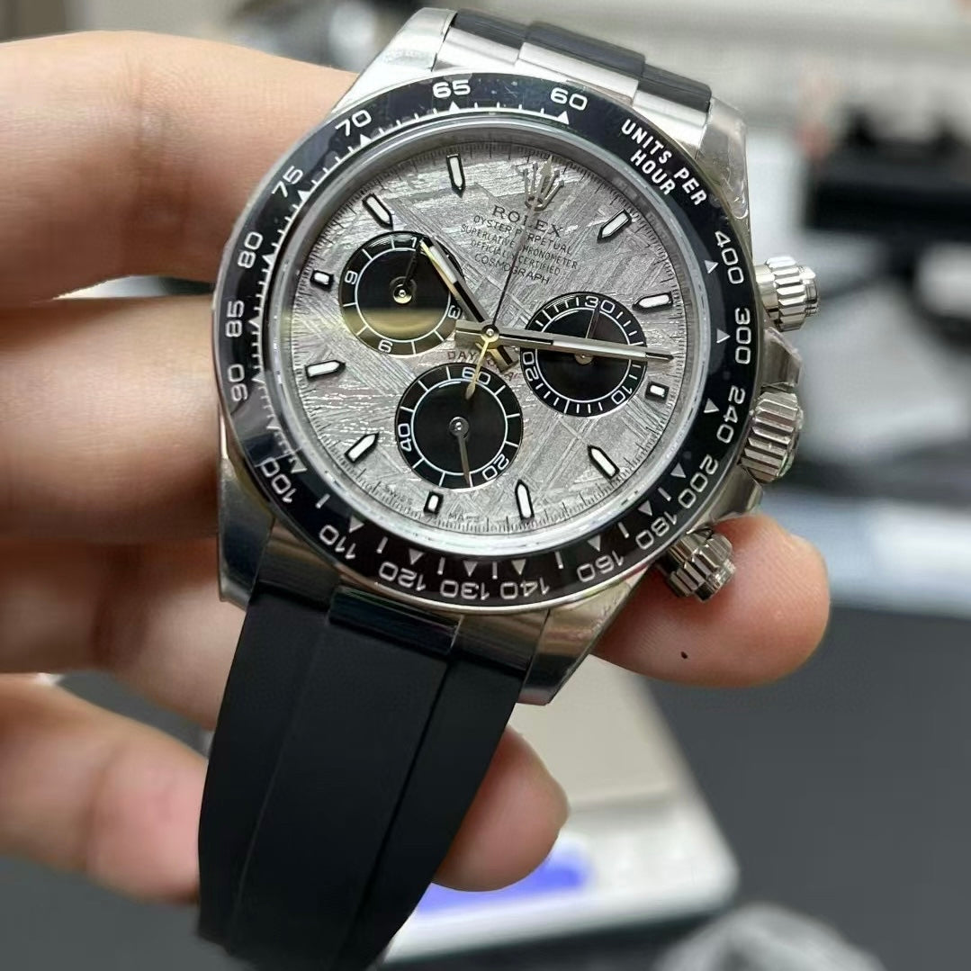 VS Factory Rolex Daytona Meteorite Dial / Rubber Strap / Cal. 4131