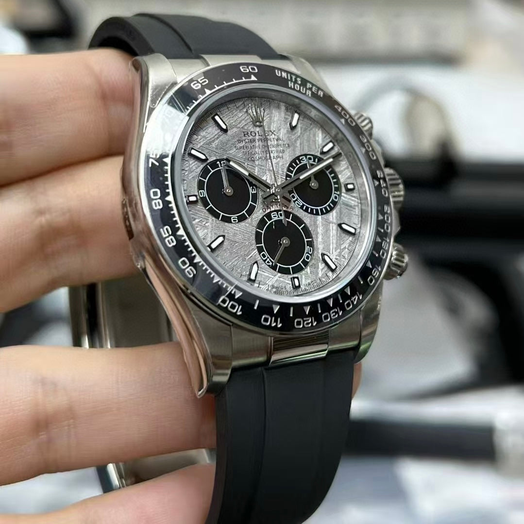 VS Factory Rolex Daytona Meteorite Dial / Rubber Strap / Cal. 4131