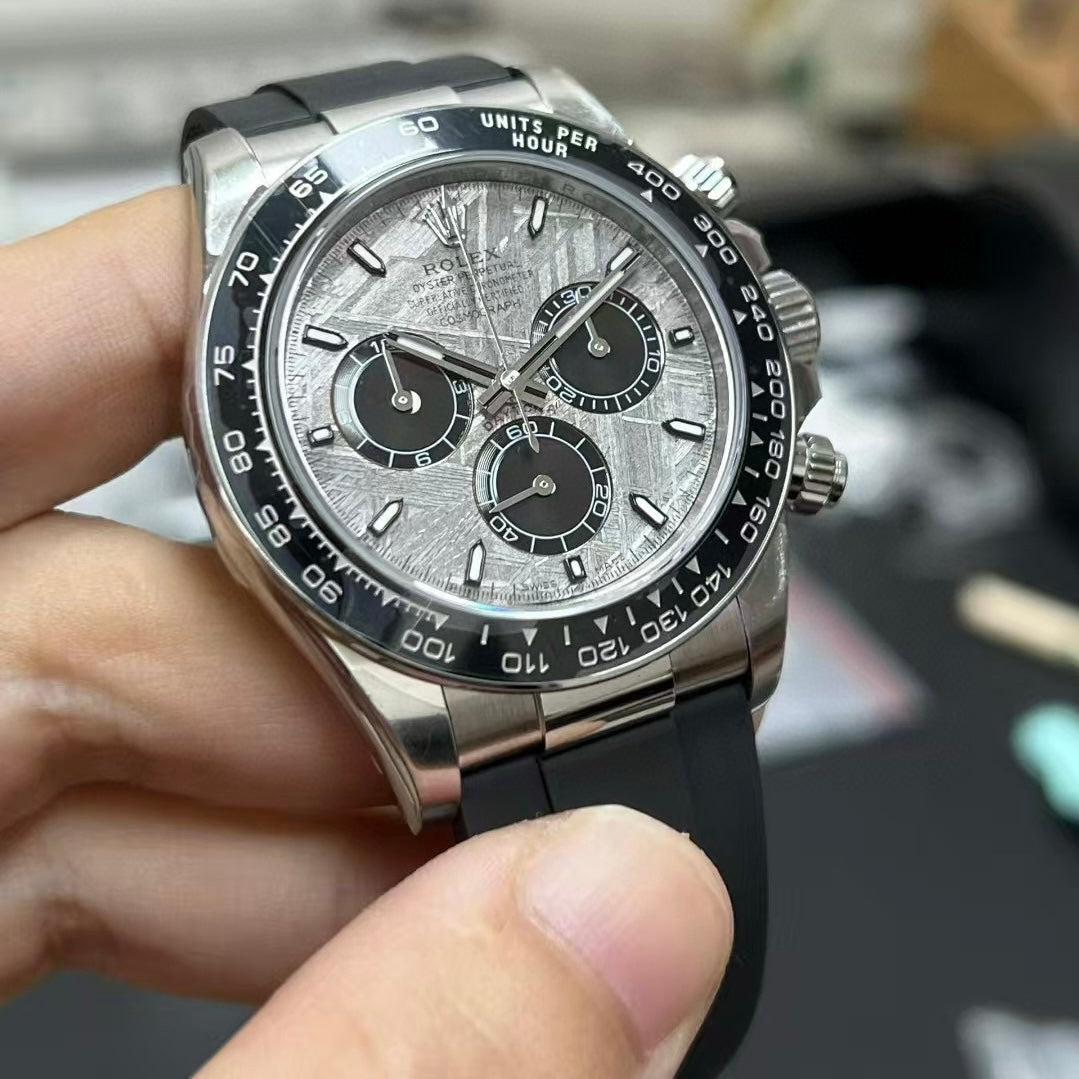 VS Factory Rolex Daytona Meteorite Dial / Rubber Strap / Cal. 4131
