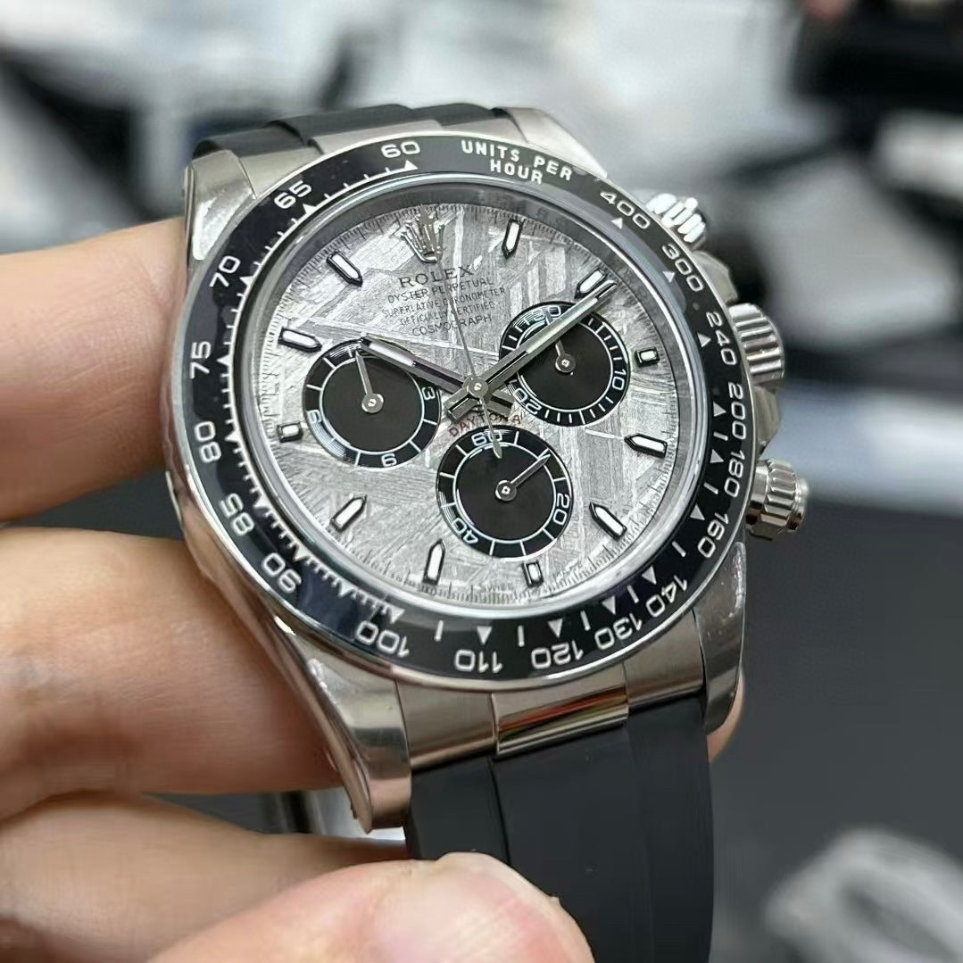 VS Factory Rolex Daytona Meteorite Dial / Rubber Strap / Cal. 4131