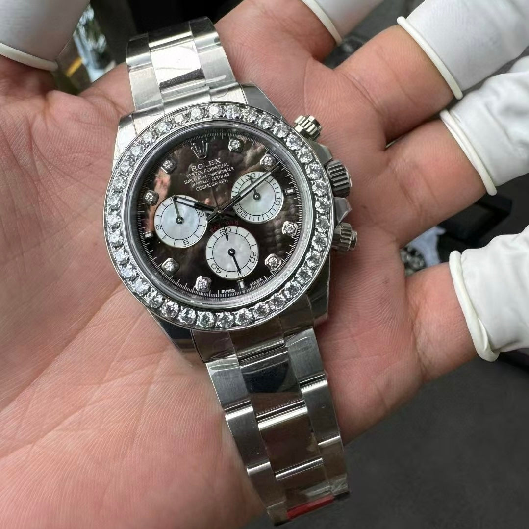VS Factory V3 Rolex Daytona Diamond Bezel / Mother-of-Pearl Dial / Cal. 4131