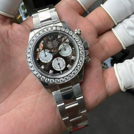 VS Factory V3 Rolex Daytona Diamond Bezel / Mother-of-Pearl Dial / Cal. 4131