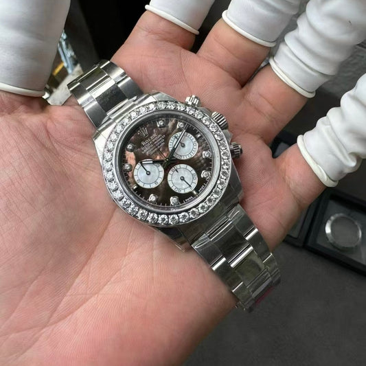 VS Factory V3 Rolex Daytona Diamond Bezel / Mother-of-Pearl Dial / Cal. 4131
