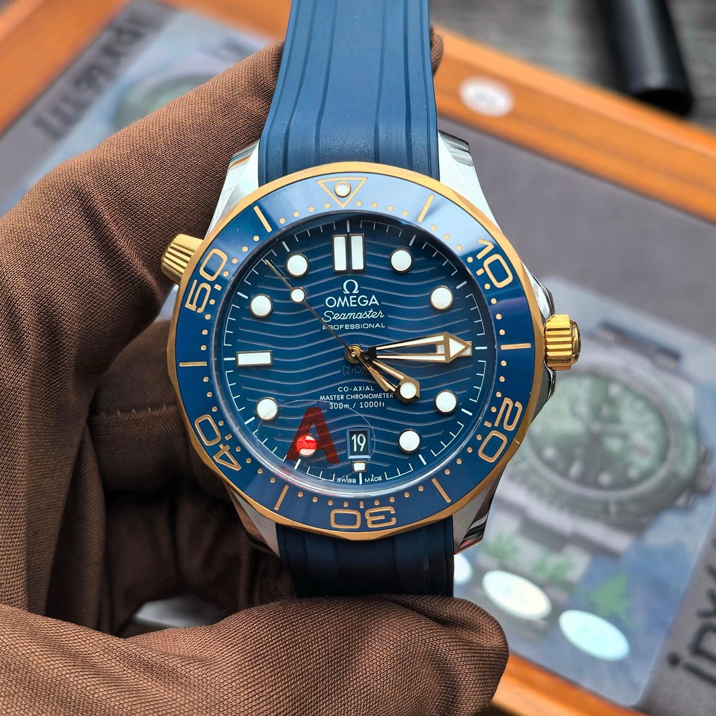 VS Factory V4 Omega Seamaster Diver 300M Blue Rubber / Cal. 8800