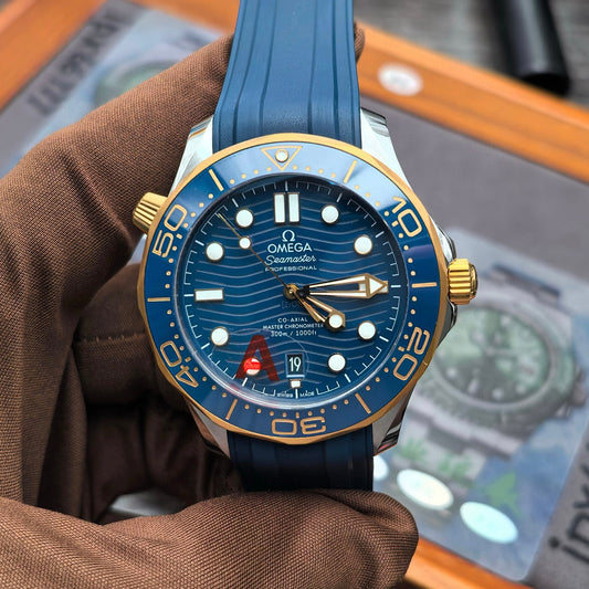 VS Factory V4 Omega Seamaster Diver 300M Blue Rubber / Cal. 8800