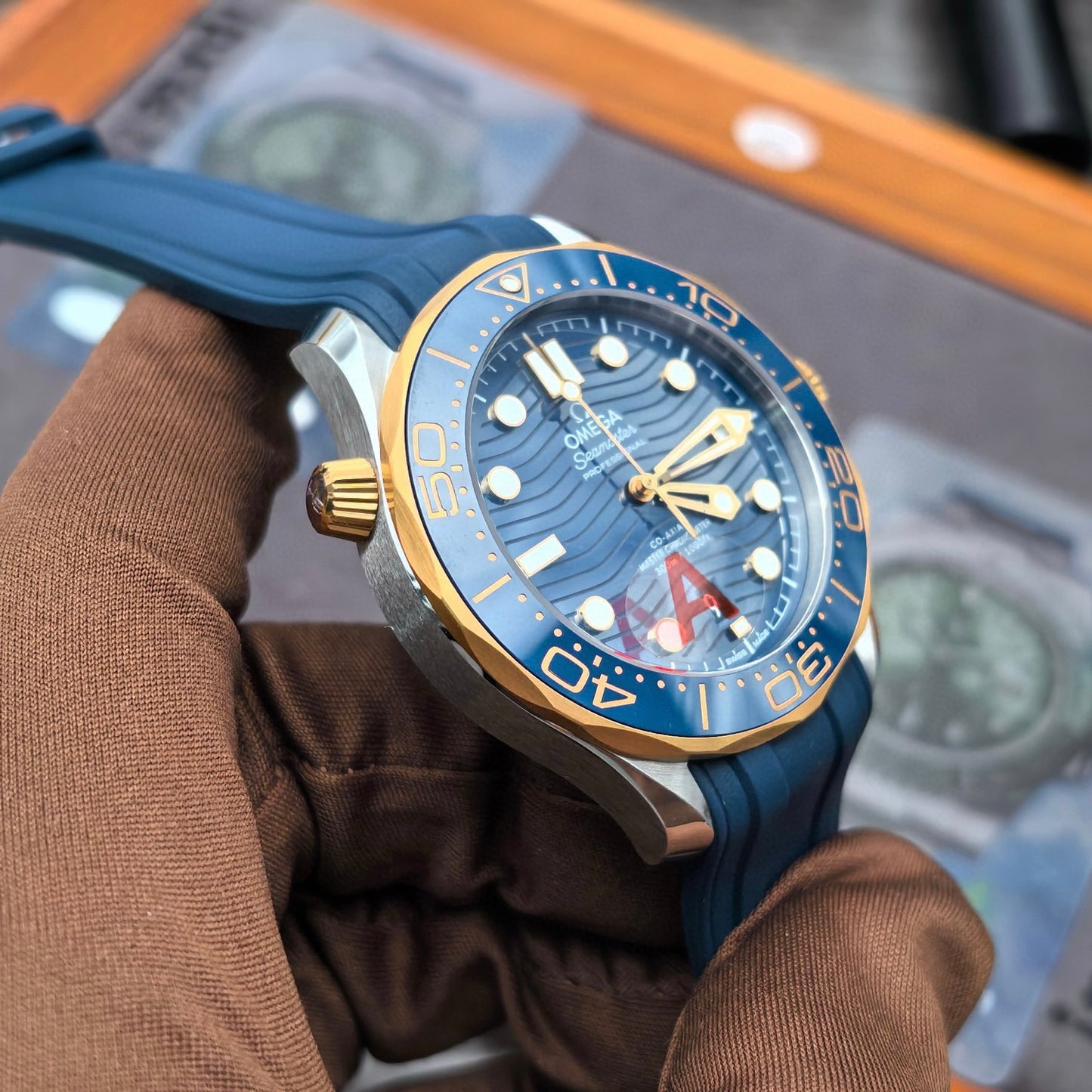 VS Factory V4 Omega Seamaster Diver 300M Blue Rubber / Cal. 8800