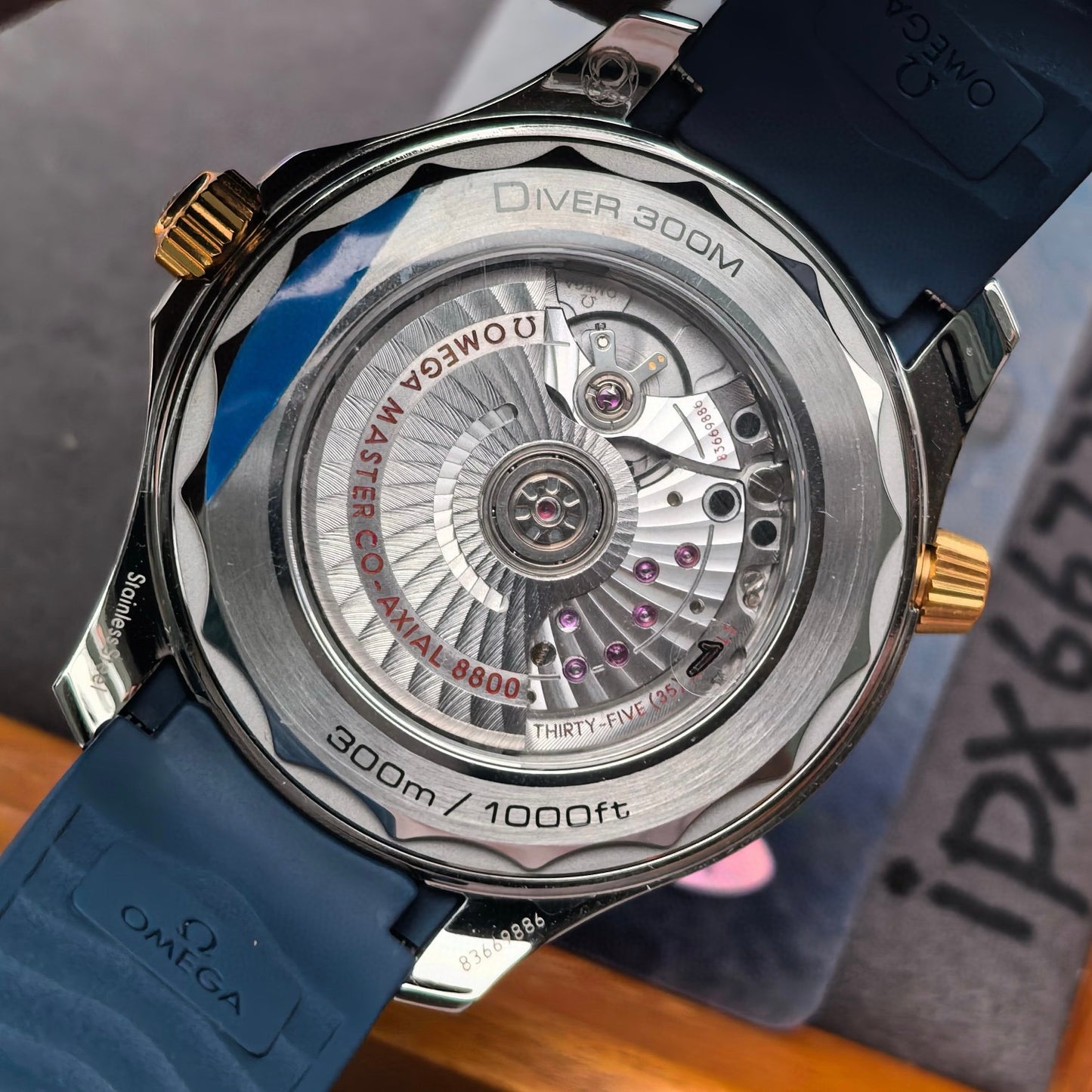 VS Factory V4 Omega Seamaster Diver 300M Blue Rubber / Cal. 8800